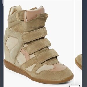 Isabel Marant hidden wedge high top sneaker